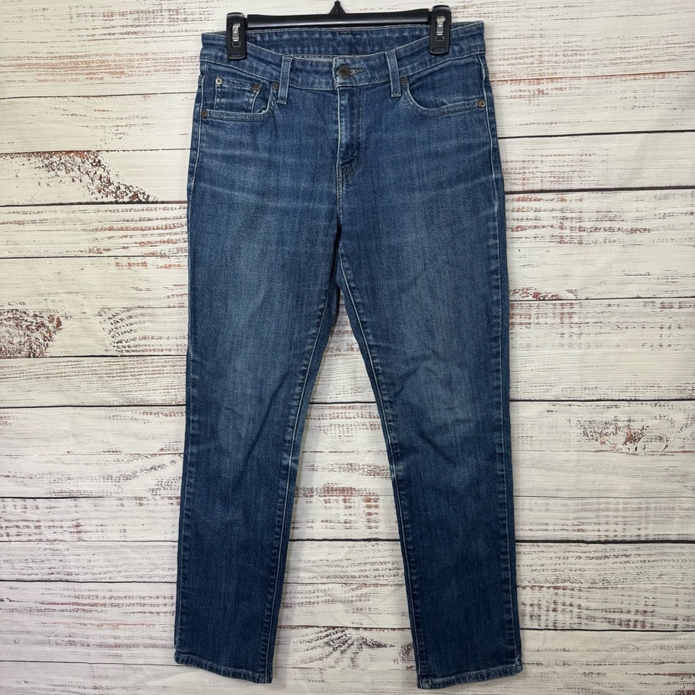 Levi's Jean size 10 denim high rise Straight Leg Blue Jeans